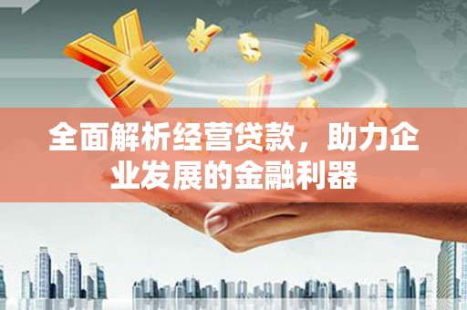 合川全面解析经营贷款，助力企业发展的金融利器