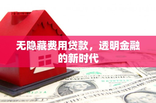 合川无隐藏费用贷款，透明金融的新时代