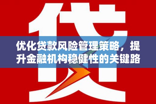合川优化贷款风险管理策略，提升金融机构稳健性的关键路径