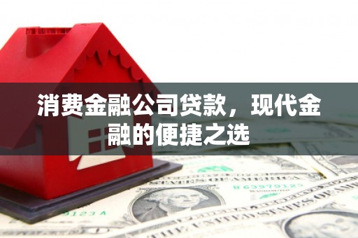 合川消费金融公司贷款，现代金融的便捷之选