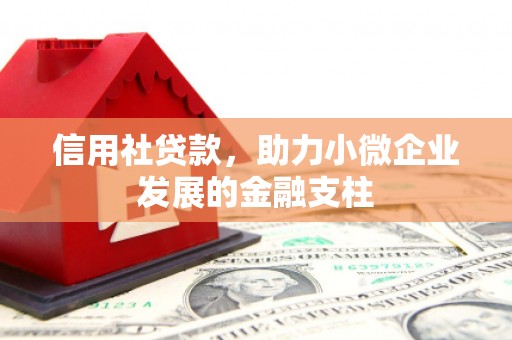 合川信用社贷款，助力小微企业发展的金融支柱