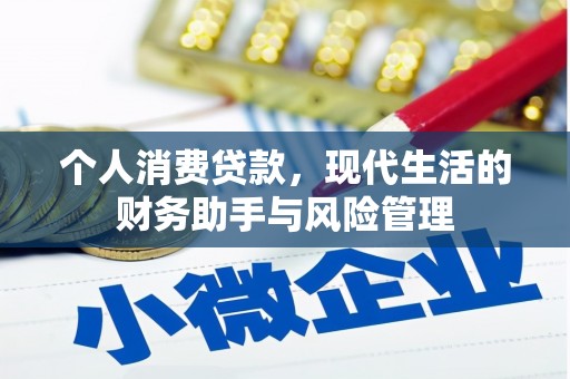 合川个人消费贷款，现代生活的财务助手与风险管理