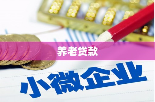 合川养老贷款