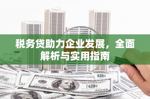 合川税务贷助力企业发展，全面解析与实用指南
