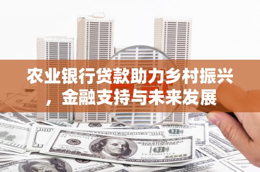 合川农业银行贷款助力乡村振兴，金融支持与未来发展