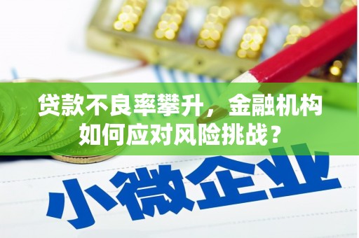 合川贷款不良率攀升，金融机构如何应对风险挑战？