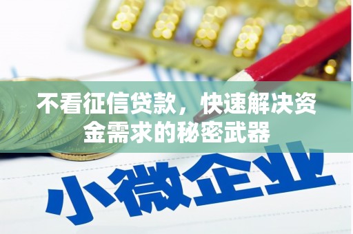 合川不看征信贷款，快速解决资金需求的秘密武器