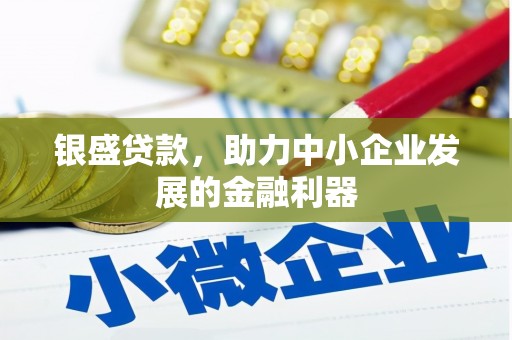 合川银盛贷款，助力中小企业发展的金融利器