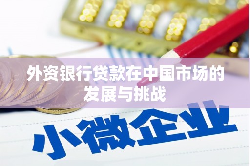 合川外资银行贷款在中国市场的发展与挑战
