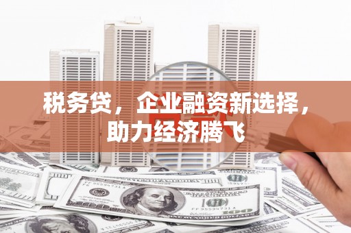 合川税务贷，企业融资新选择，助力经济腾飞