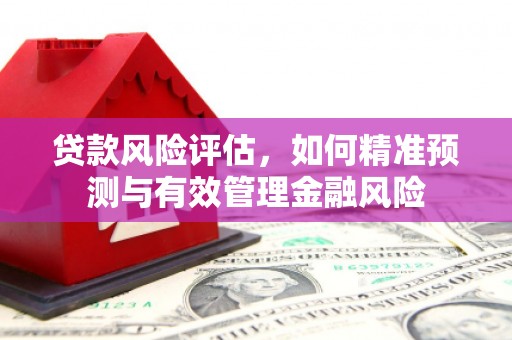 合川贷款风险评估，如何精准预测与有效管理金融风险