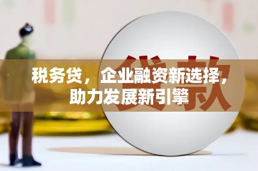 合川税务贷，企业融资新选择，助力发展新引擎