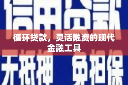 合川循环贷款，灵活融资的现代金融工具