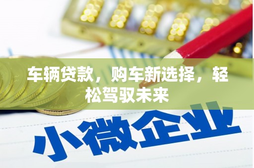 合川车辆贷款，购车新选择，轻松驾驭未来