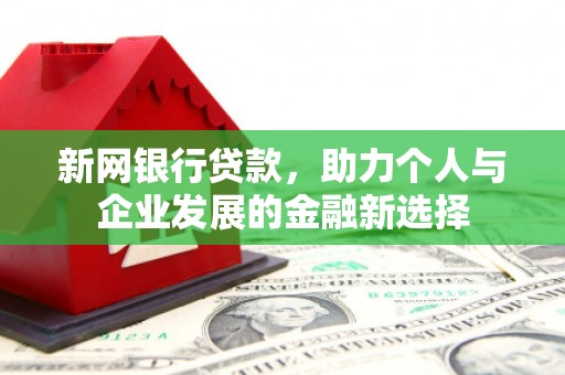 合川新网银行贷款，助力个人与企业发展的金融新选择