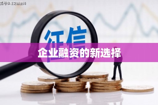 合川企业融资的新选择