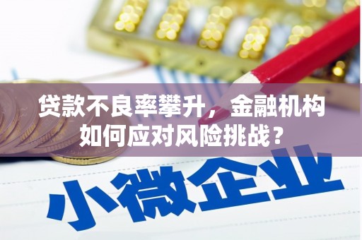 合川贷款不良率攀升，金融机构如何应对风险挑战？