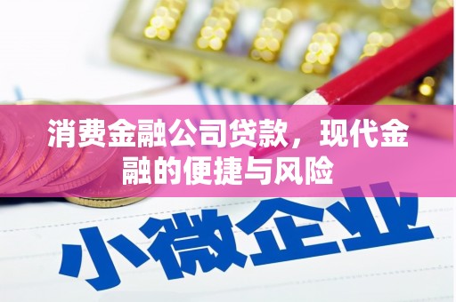 合川消费金融公司贷款，现代金融的便捷与风险