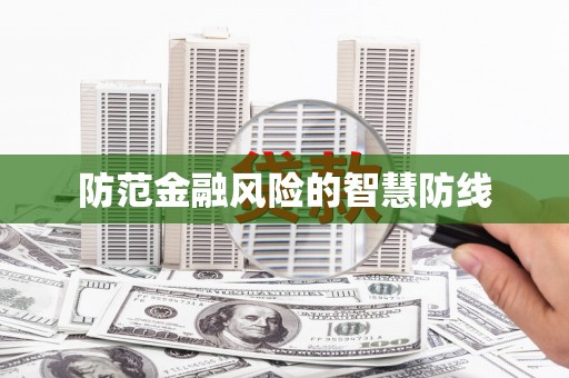 合川防范金融风险的智慧防线