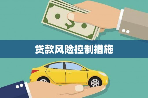 合川贷款风险控制措施