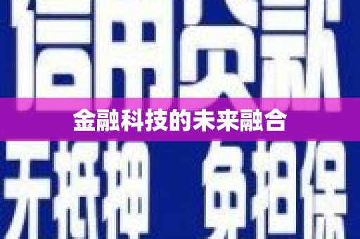 合川金融科技的未来融合