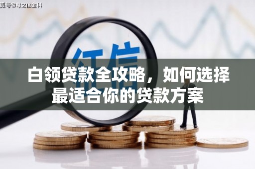 合川白领贷款全攻略，如何选择最适合你的贷款方案