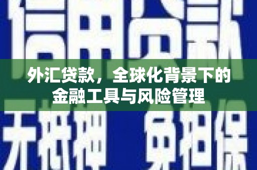 合川外汇贷款，全球化背景下的金融工具与风险管理