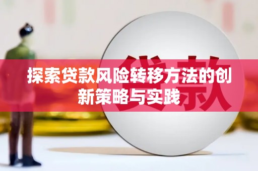 合川探索贷款风险转移方法的创新策略与实践
